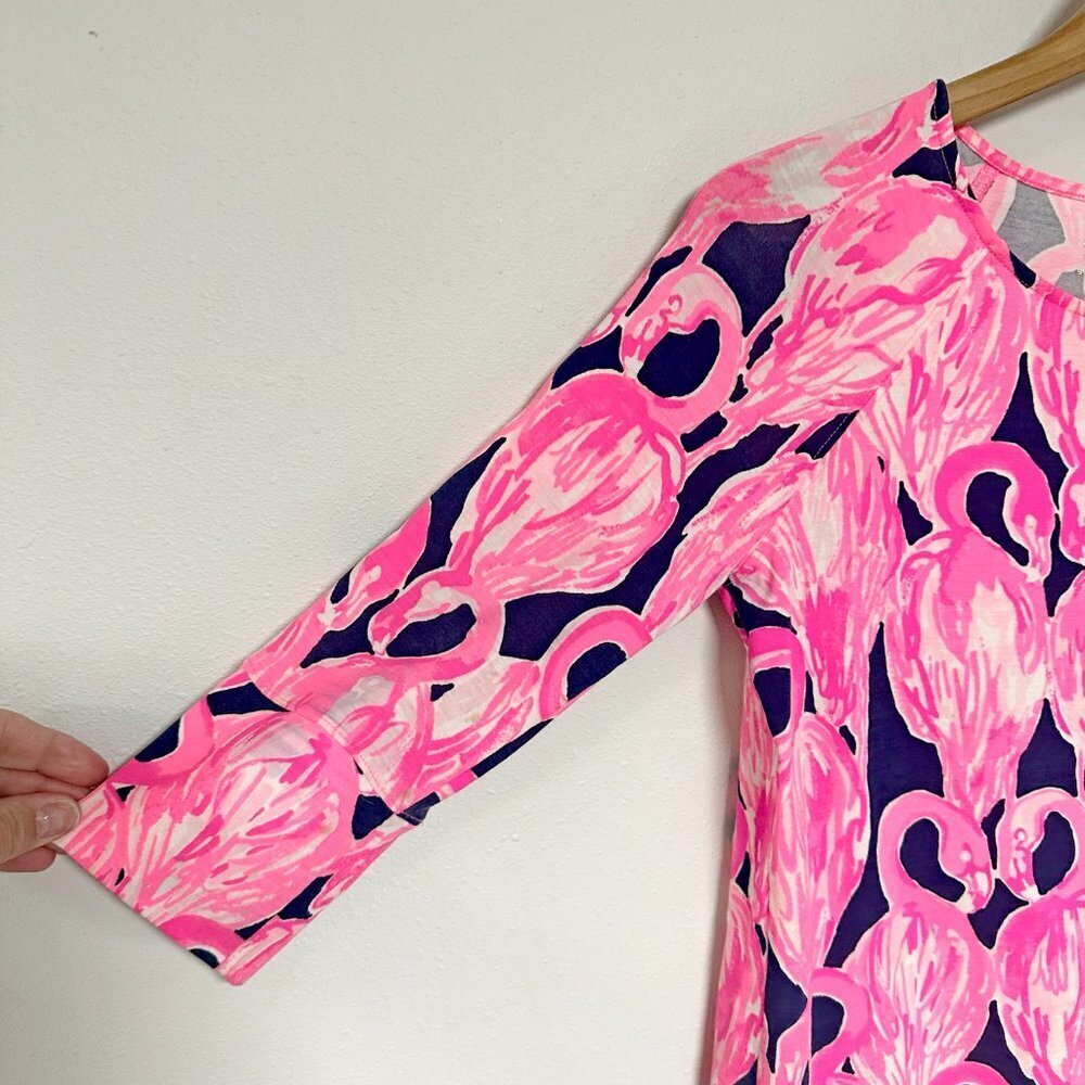 Lilly Pulitzer Waverly Flamingo Top - Picture 5 of 10